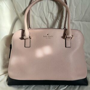 Kate Spade Blush Pink and Black Greene street tote